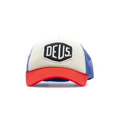 Deus Ex Machina Baylands Mesh Cap - Red/Blue - Pretend Supply Co.