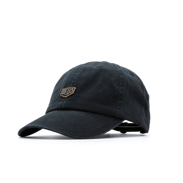 Deus Ex Machina Shield Standard Dad Cap - Black - Pretend Supply Co.