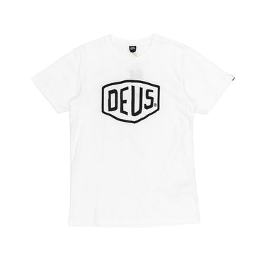 Deus Ex Machina Shield T-Shirt - White - Pretend Supply Co.