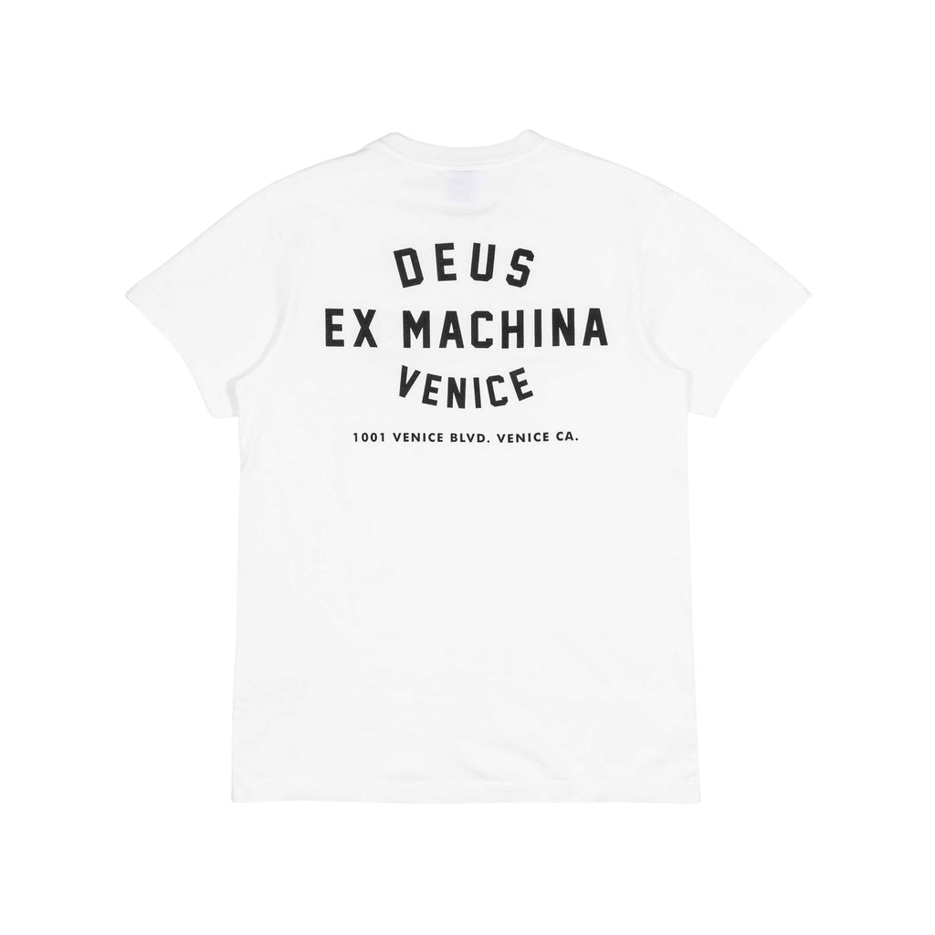 Deus Ex Machina Venice Skull T-Shirt - White - Pretend Supply Co.