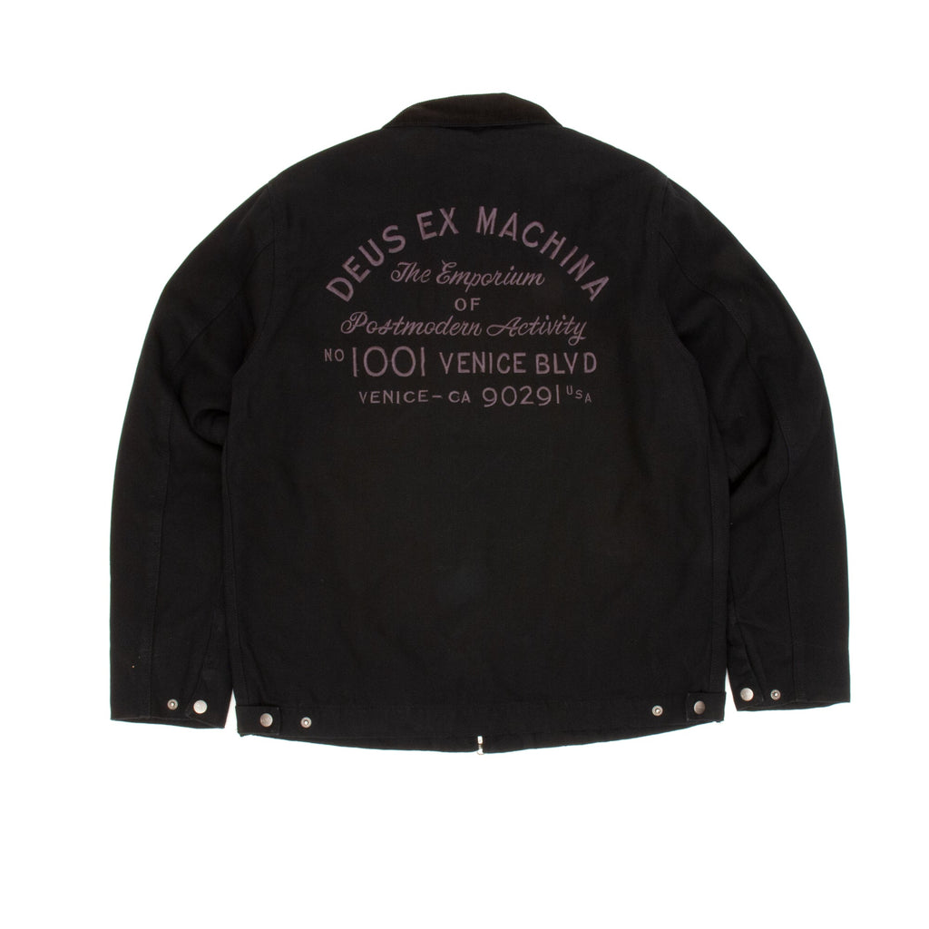 Deus Ex Machina Workwear Jacket - Black - Pretend Supply Co.