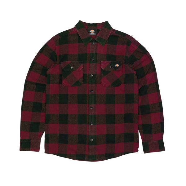 Dickies New Sacramento Shirt - Maroon - Pretend Supply Co.