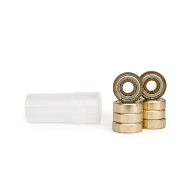 G-Tool Abec 7 Chrome Goldies Bearings - 8 Pack - Pretend Supply Co.