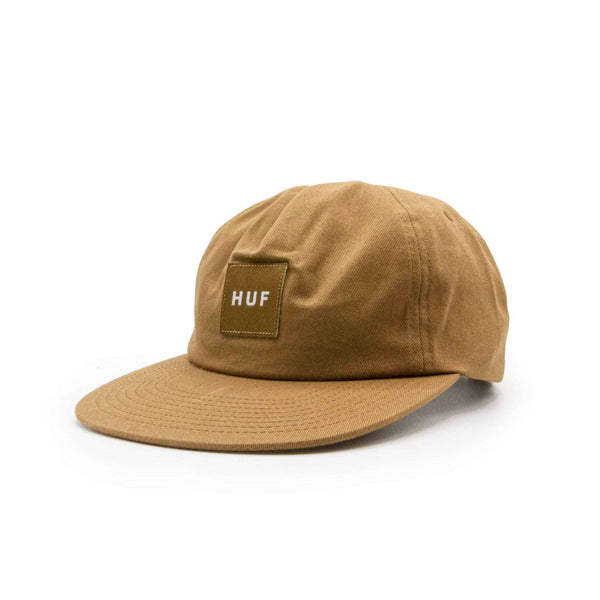 Huf Box Logo Snapback Cap - Rubber - Pretend Supply Co.