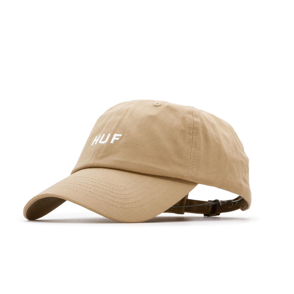 Huf OG Logo 6 Panel Cap - Biscuit - Pretend Supply Co.