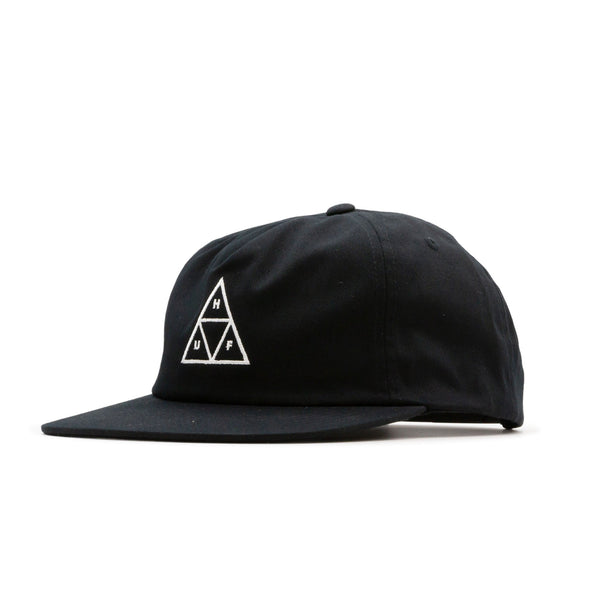 Huf Triple Triangle Snapback Cap - Black