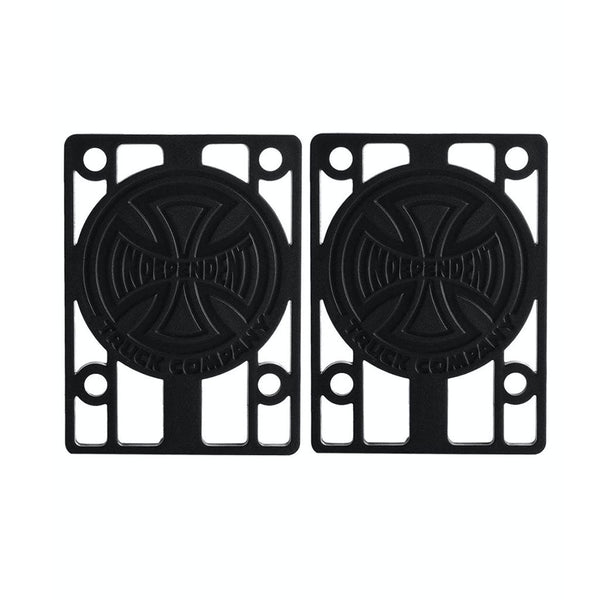 Independent 1/8" Black Riser Pads