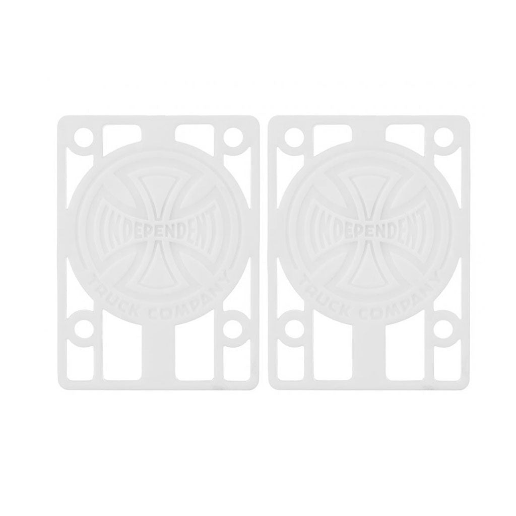 Independent 1/8" White Riser Pads