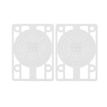 Independent 1/8" White Riser Pads