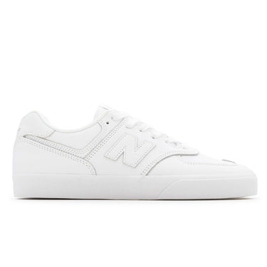 New Balance NM574 Vulc Shoes - White/White - Pretend Supply Co.