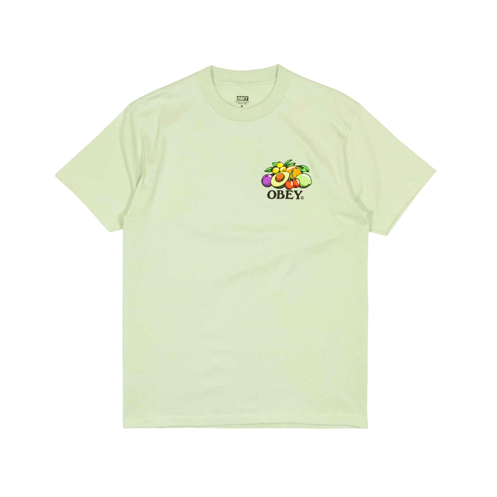 Obey Bowl of Fruit T-Shirt - Cucumber - Pretend Supply Co.