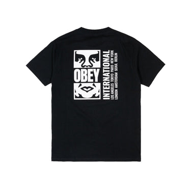 Obey Icon Split T-Shirt - Black - Pretend Supply Co.