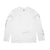 Poetic Collective Scribble Logo Longsleeve T-Shirt - White - Pretend Supply Co.