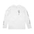 Poetic Collective Scribble Logo Longsleeve T-Shirt - White - Pretend Supply Co.