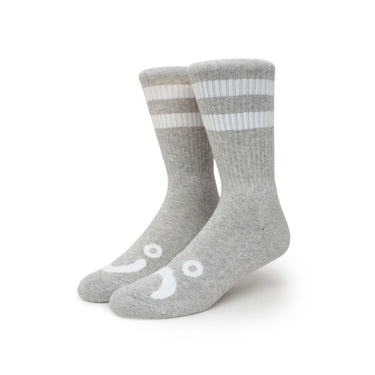Polar Happy Sad Socks - Heather Grey - Pretend Supply Co.