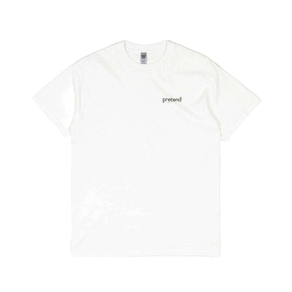 Pretend Brackets T-Shirt - White - Pretend Supply Co.