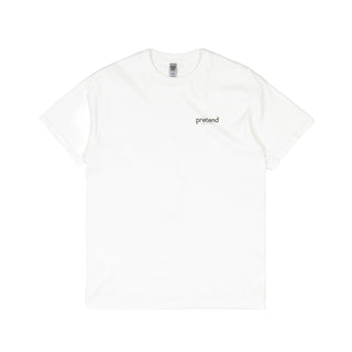 Pretend Brackets T-Shirt - White - Pretend Supply Co.
