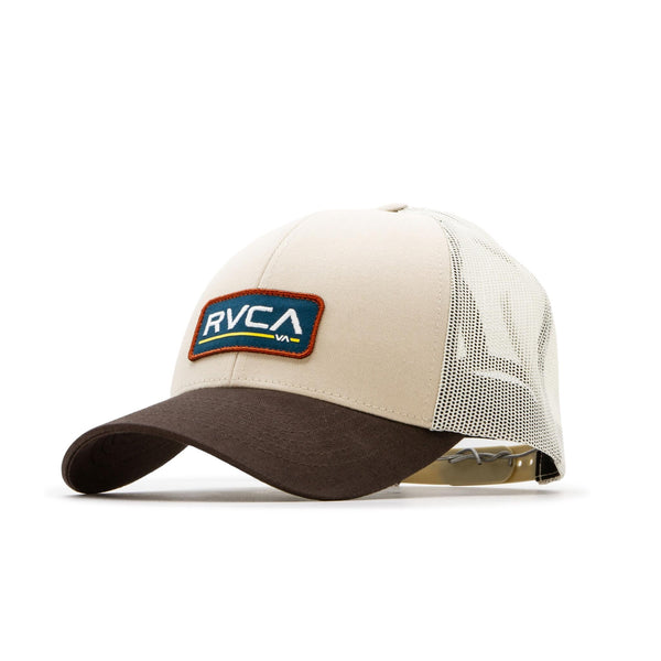 RVCA Ticket Trucker III Cap - Dark Khaki - Pretend Supply Co.