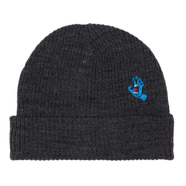 Santa Cruz Screaming Mini Hand Beanie - Dark Heather - Pretend Supply Co.