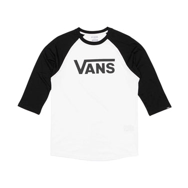 Vans Classic Raglan T-Shirt - White/Black - Pretend Supply Co.