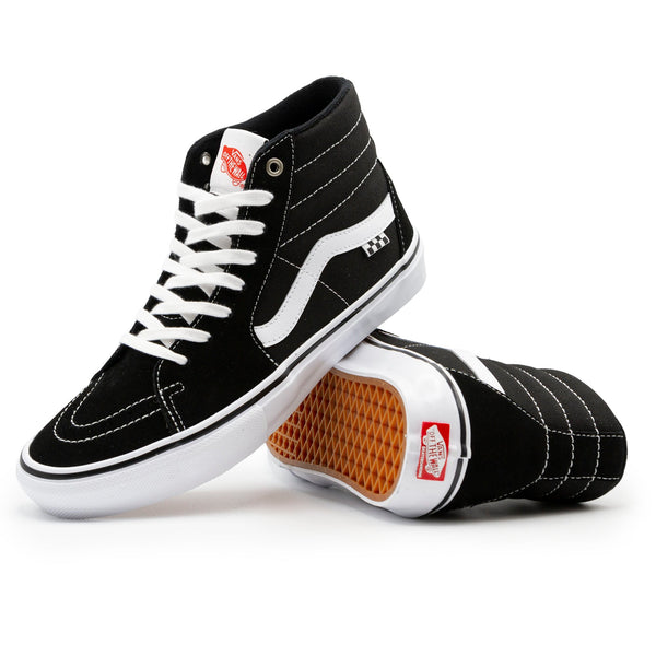 Vans Skate Sk8-Hi Shoes - Black/White - Pretend Supply Co.