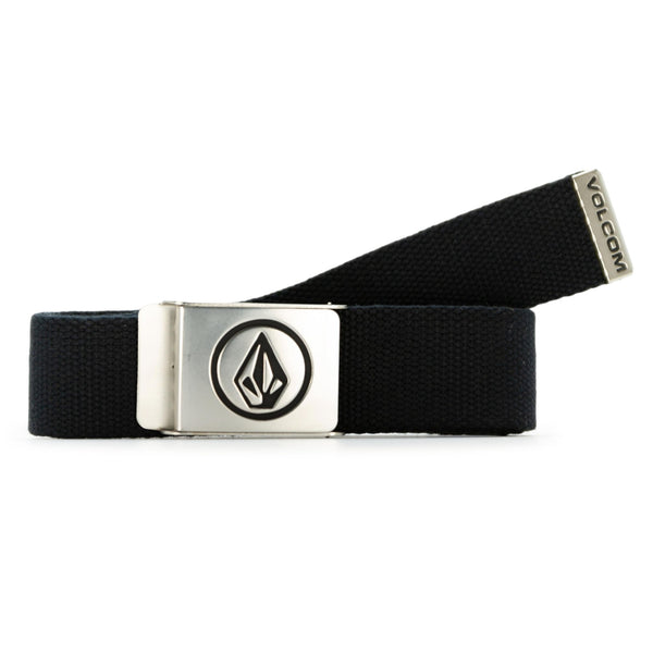 Volcom Circle Web Belt - Black - Pretend Supply Co.