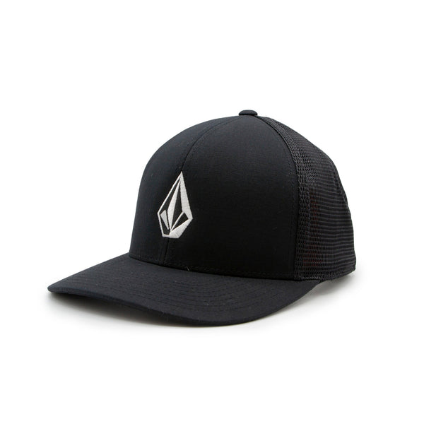 Volcom Full Stone Cheese Trucker Cap - Black - Pretend Supply Co.