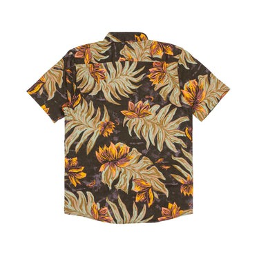 Volcom Marble Floral Shirt - Rinsed Black - Pretend Supply Co.