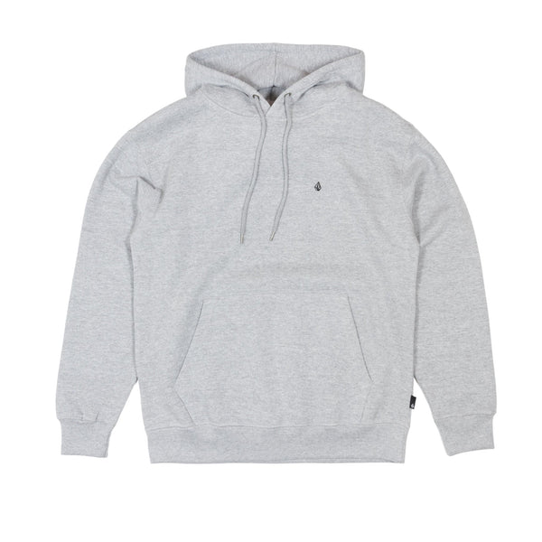 Volcom Single Stone Hooded Sweatshirt - Heather Grey - Pretend Supply Co.